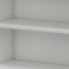 Contemporary Kitchen Pantry Cabinet With Glass Doors, Adjustable Shelves, Steel - Brushed Nickel - Image 21