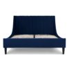 Aspen - Queen Vertical Tufted Headboard Platform Bed Set - Navy Blue - Image 4
