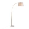 March - Contemporary Floor Lamp - Antique Brass / Gray - Image 2