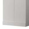 Alara - Height Simplistic Modern Double Door Storage Cabinet - White - Image 5