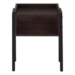 Accent Table, Side Versatile Placement- Espresso
