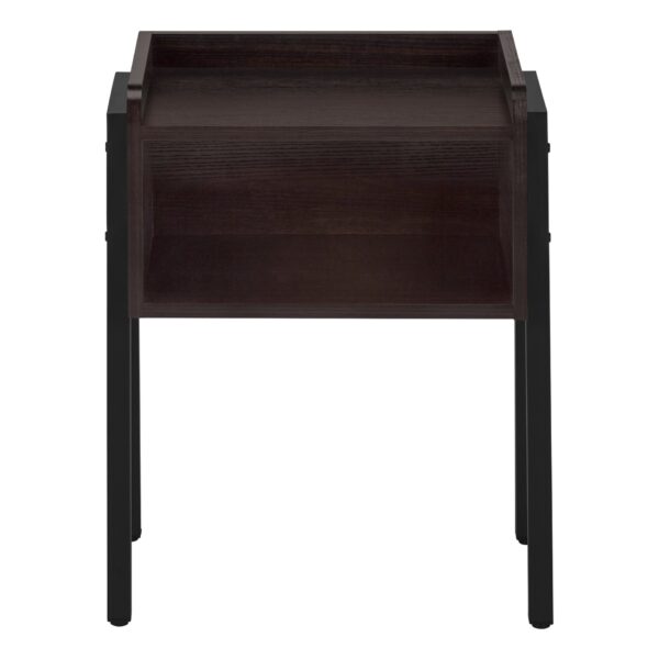 Accent Table, Side Versatile Placement- Espresso