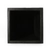 Outdoor Modern Small Cast Stone Planter - Black - Image 6