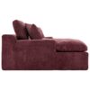 Cloud Sectional Sofa Upholstered Sofa Couch With Double-Layer Cushion And Side Pockets - Red - Image 23