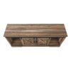 TV Stand, Console, Media Entertainment Center, Storage Cabinet - Brown - Image 4