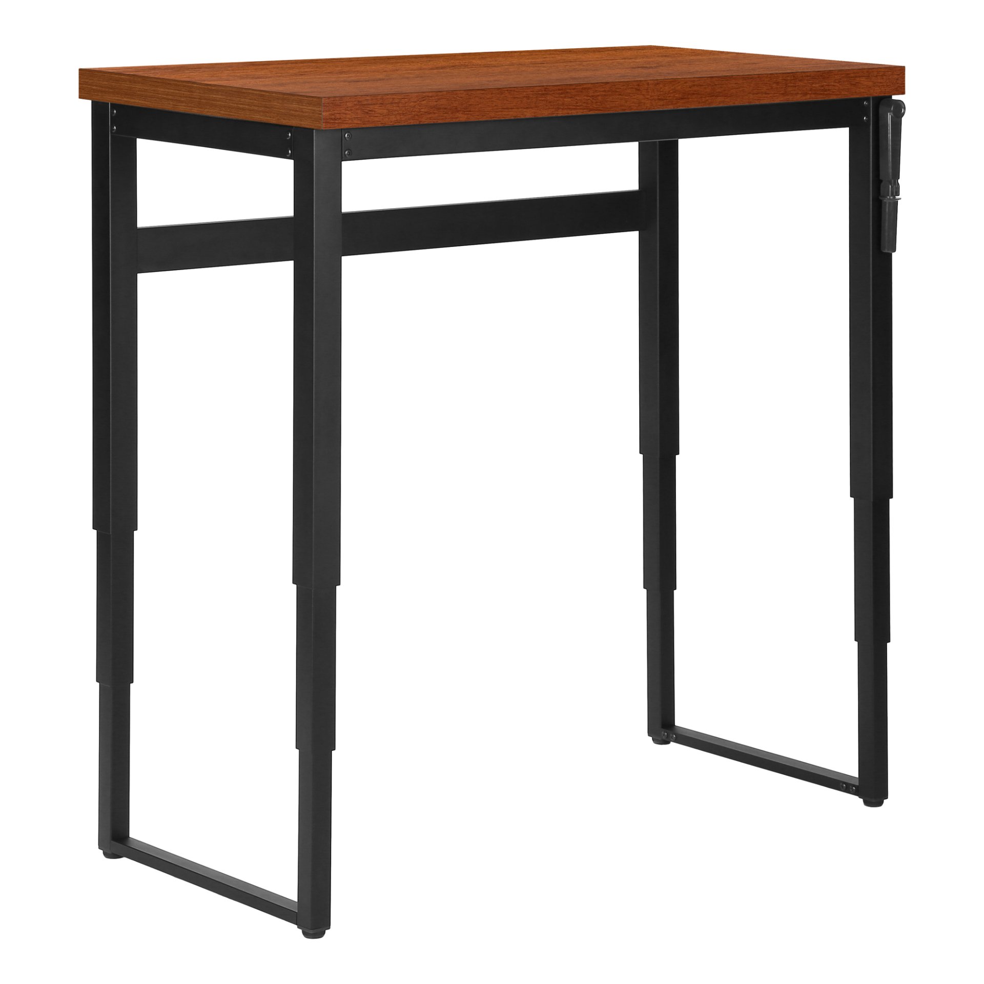 Computer Desk, Home Office, Standing, Adjustable, Laptop, Contemporary & Modern - Cherry - Image 6