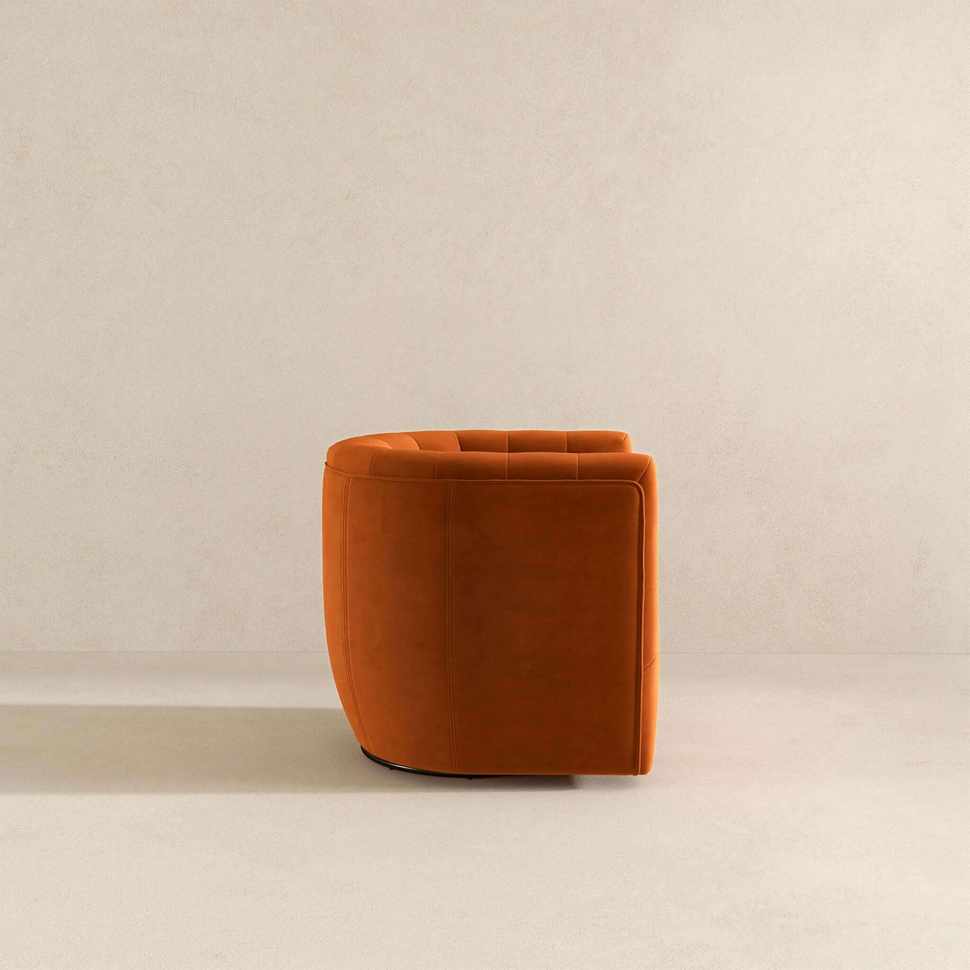 Delaney - Swivel Chair - Burnt Orange - Image 8