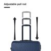 3 Piece Luggage Sets Lightweight Suitcase With Two Hooks, Spinner Wheels, Tsa Lock, (20/24/28) Navy - Image 25