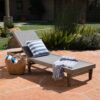 Summerland Chaise Lounge Dark Mesh Outdoor Seating - Dark Gray - Image 6