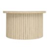 Coffee Table (Set of 2), Round Coffee Table, Modern Side Tables Accent End Table For Living Room, Apartment - Natural - Image 9