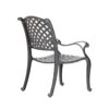 Sparta - Modern Dining Arm Chair - Navy Blue - Image 8