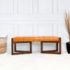 Riley - Bench - Brown / Rustic / Tan - Image 5