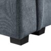 Isla - Woven Fabric 7 Seater Sectional Sofa & Ottoman - Gray - Image 7