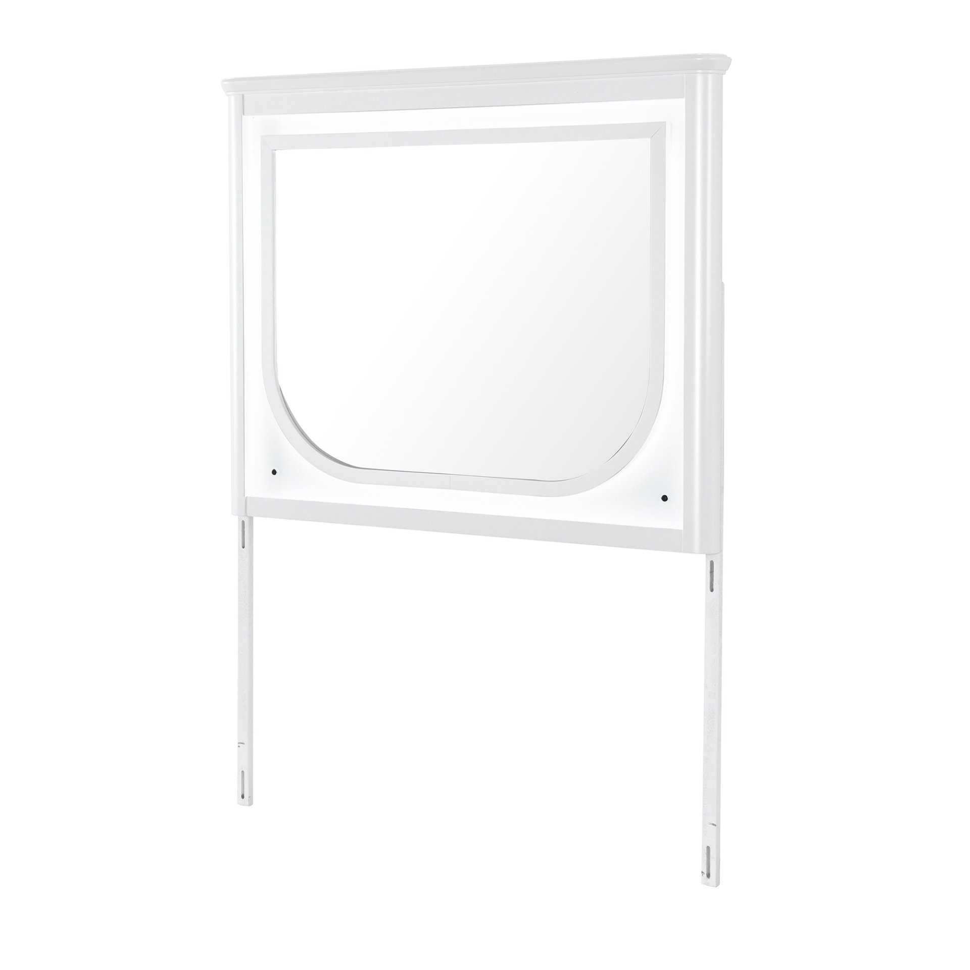 Brenda - Mirror With LED Lighting And Accent Detailing - Gray - Image 6
