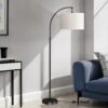 Floor Lamp, Lighting - Black / Beige - Image 4
