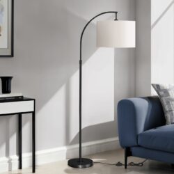 Floor Lamp, Lighting - Black / Beige