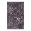Maval - 2' X 3' Washable Area Rug - Black / Burgundy - Image 9