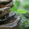 Indoor Brown Wood-Look Water Fountain, 4 Tier Polyresin Cascading Wood Tabletop Fountain With LED Light - Rustic Brown - Image 6
