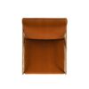 Aerin - Hammered Brass Upholstered Accent Arm Chair - Burnt Orange - Image 7