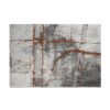 Quarry - 5.25' X 6.5' Abstract Area Rug - Gray / Orange - Image 15