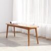 Dining Bench, Table Bench For Living Room - Natural Oak - Image 19