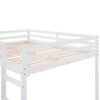 Full Loft Bed With Slide, Multifunctional Design - White - Image 8