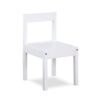 Della - 3-Piece Solid Wood Kids Table & Two Chair Set - White - Image 5