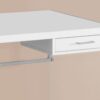 Computer Desk For Home Office, Laptop, Storage Drawers, Glossy - White - Image 2