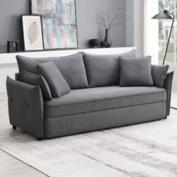 Irina - Pull Out Sleep With Storage - Gray