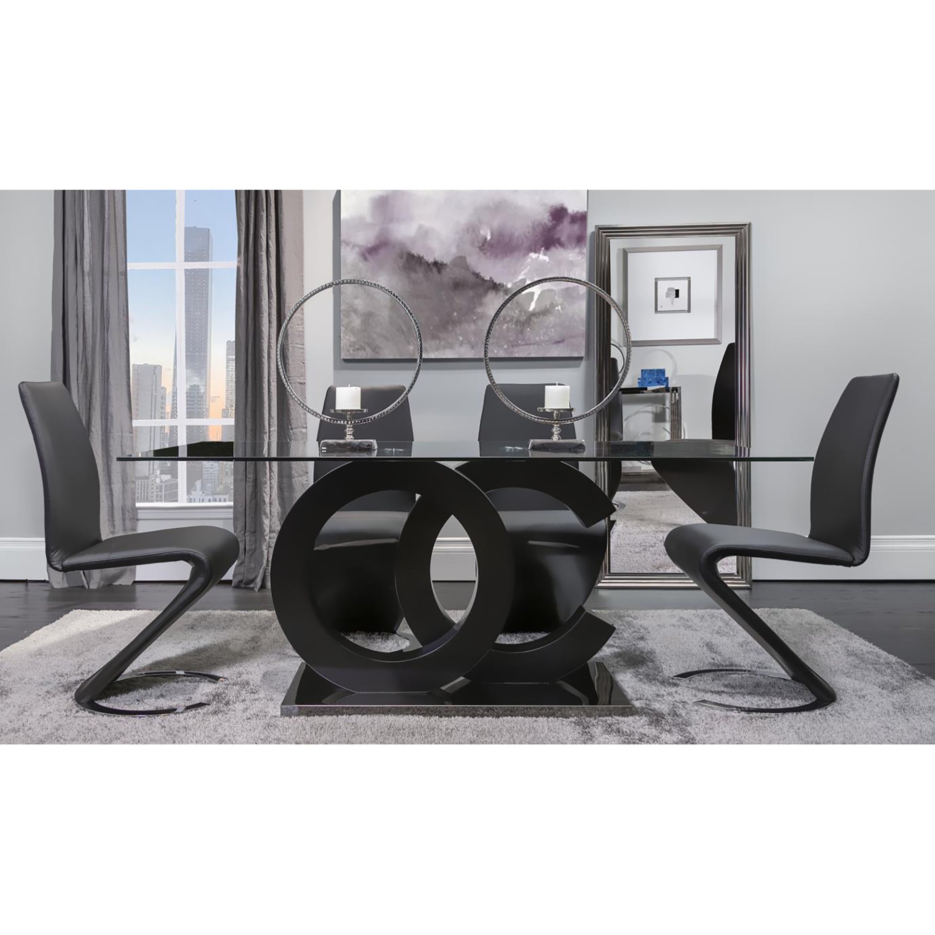 Aston - Dining Table - Black - Image 8
