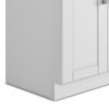 Shaker - Modern, Wide Laundry Cabinet With Faucet And Stainless Steel Sink - White - Image 6