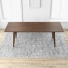 Levi - Modern Style Rectangular Dining Kitchen Table - Brown - Image 13
