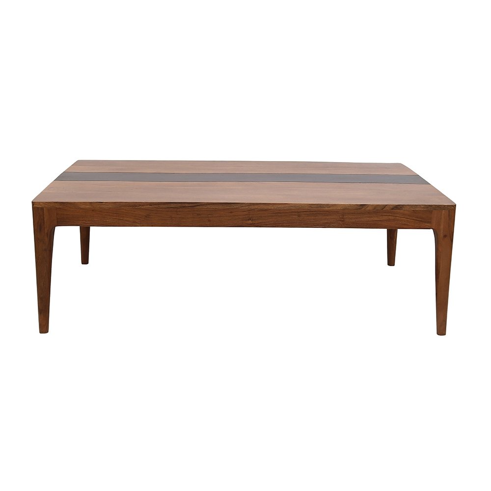 Wood Dining Table - Natural Wood / Brown - Image 3