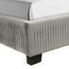 Queen Upholstered Bed - Light Gray - Image 2
