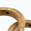 Modern Style Glass Top Coffee Table With Base Suitable For Living Rooms And Lounge Areas - Natural Wood - Image 17