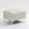 Modular Sectional Sofa Square Ottoman Module, Storage Ottoman Footrest - Beige - Image 3