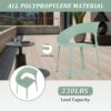 1 Piece Designed Single Chair, UV Resistant, Waterproof And Wear Resistant - Haze Green - Image 17