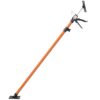 2 Pack Adjustable Steel Support Pole System For Drywalls And Cabinets, Extends 45 To 114", With Carry Bag - Black / Brown - Image 6