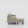 Convertible Combination Sofa, Sofa L Shaped, Sofa With Footstools With Storage Sofa For Living Room, Living Room 3 Seater Combination Sofa - Beige - Image 9