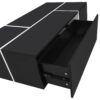 Extendable Coffee Table, Coffee Table With 2 Hidden Storage Space And 2 Drawers For Living Room - Black - Image 16
