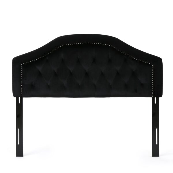 Kaarina - Contemporary Tufted Fabric Full / Queen Headboard - Black