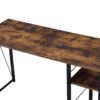 Vadna - Writing Desk - Weathered Oak / Black - Image 5