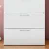 Bliss - Glossy 4 Drawer Jumbo Chest With Extra Storage - White - Image 5