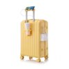 20" / 24" / 28" 3 Pieces / Set Spinner Wheel Luggage, Carry On Suitcase, With Cup Holder & USB Port & Phone Holder - Yellow - Image 22