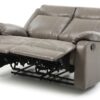 Contemporary Padded Love Seat - Gray - Image 4