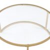 Shanish - Engineered Stone Top Nesting Table Set - Gold - Image 6