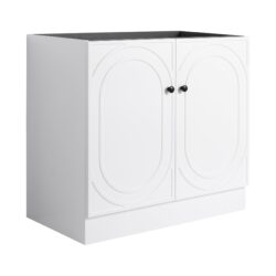 Freestanding Modern Bathroom Vanity With Soft Close Cabinet Doors - White