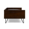 Dog Bed With Sleek Hairpin Legs - Reclaimed Oak / Iron - Image 5