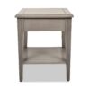 Dauphin - Storage Shelf Side Table - Gray Cashmere - Image 4