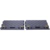 Heavy Duty Plastic 4" High Portable Automotive Curb Ramp For Cars & Wheelchairs Interlocking Design - Black - Image 4